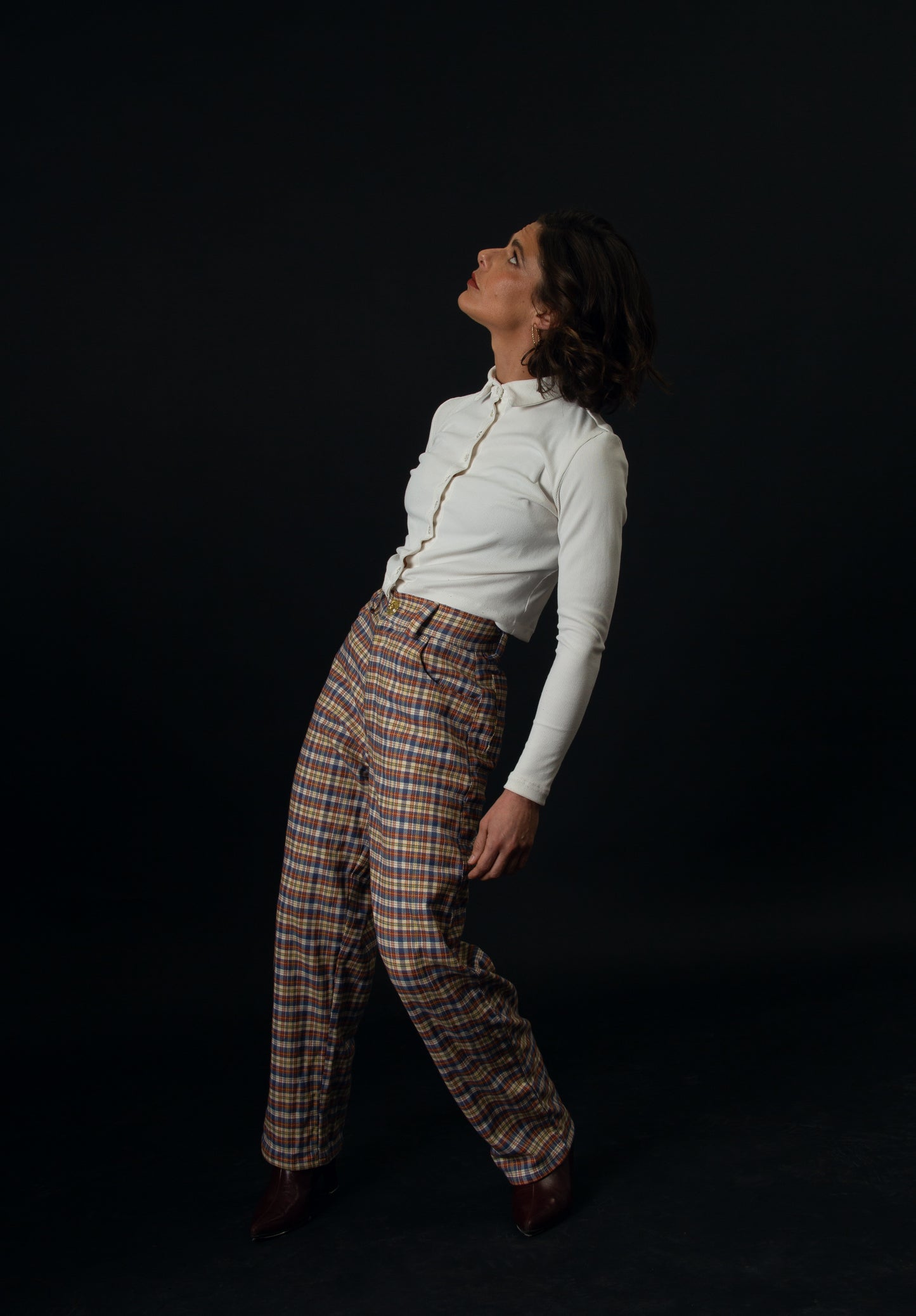 Pantalón Estocolmo escocés