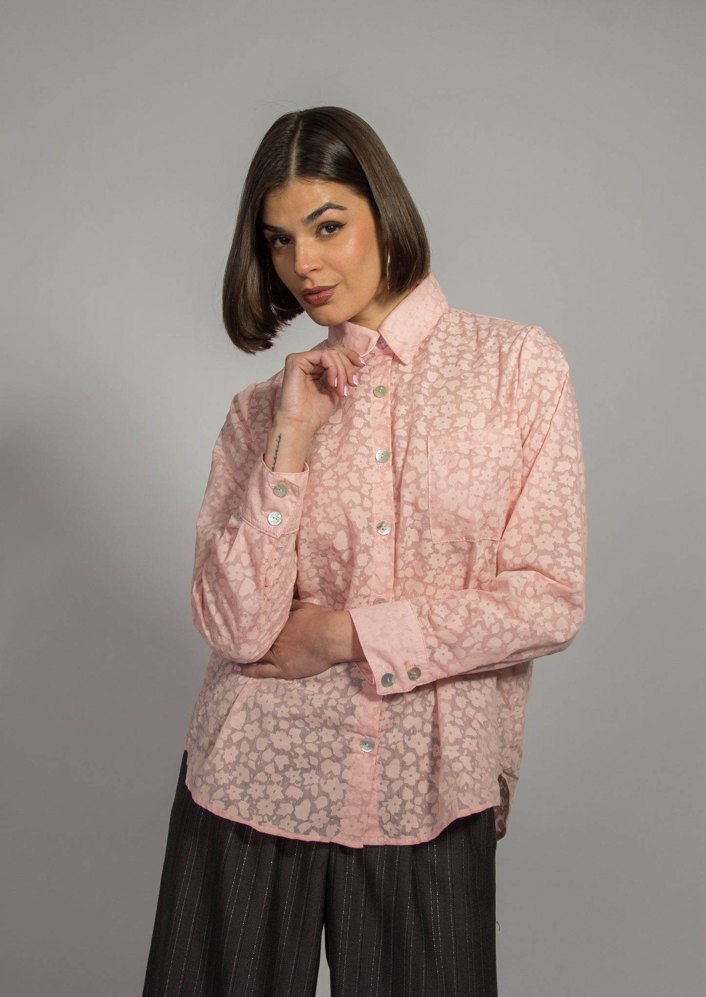 Camisa Florencia Rosada