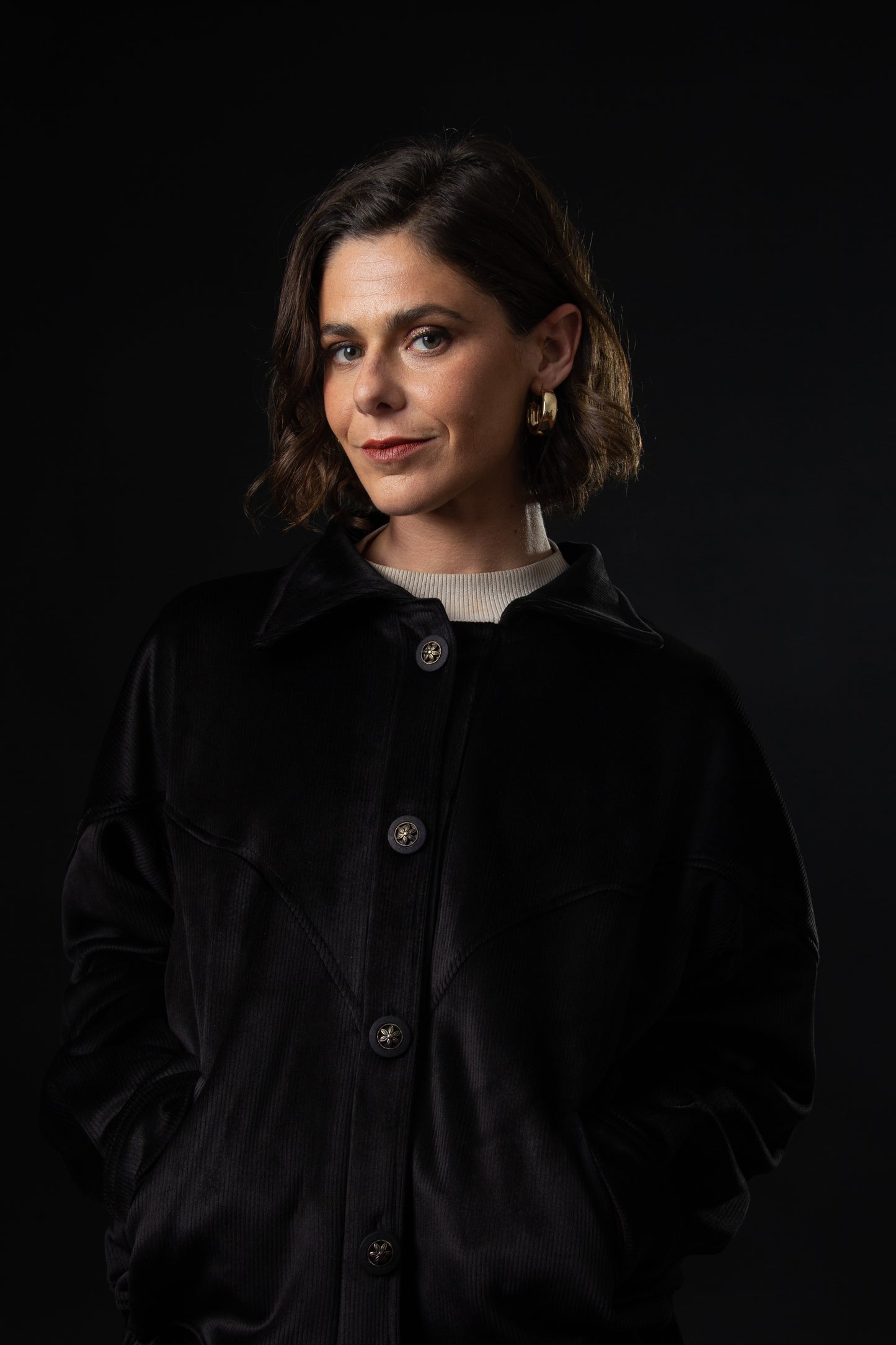 Chaqueta Moscú Negra