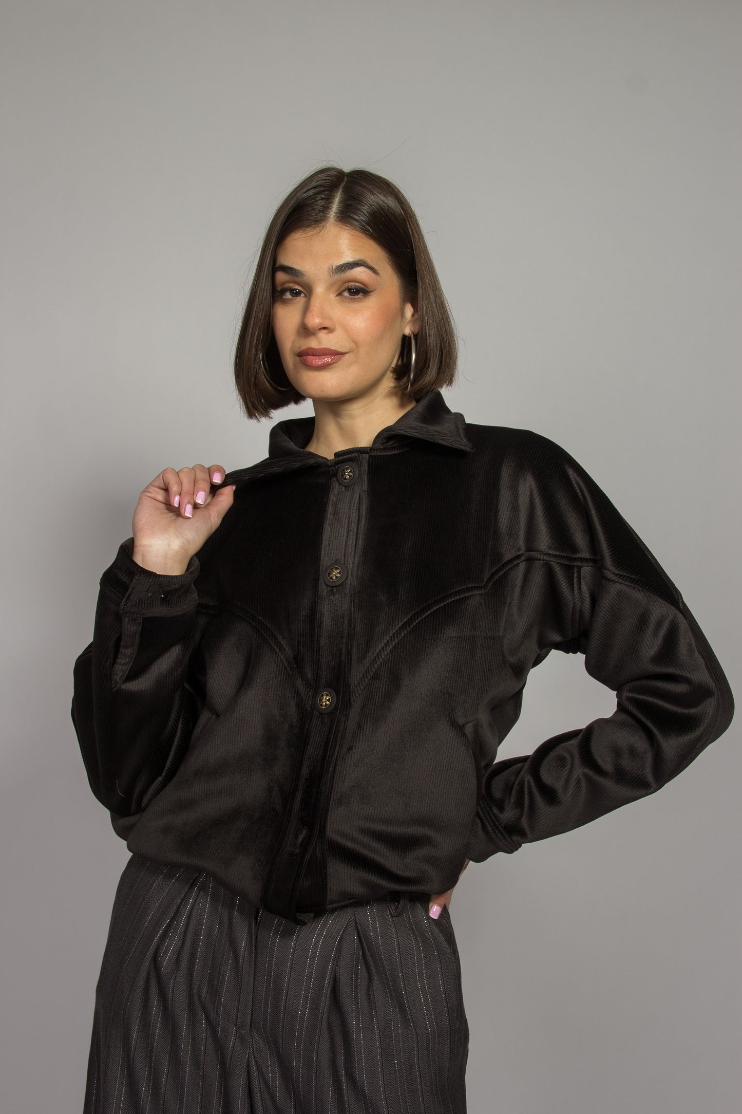 Chaqueta Moscú Negra