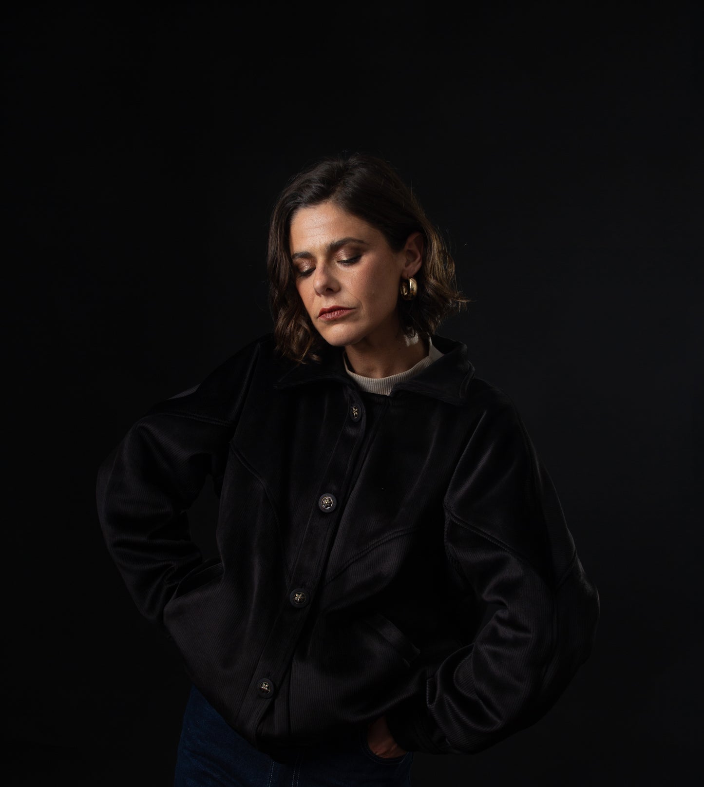 Chaqueta Moscú Negra