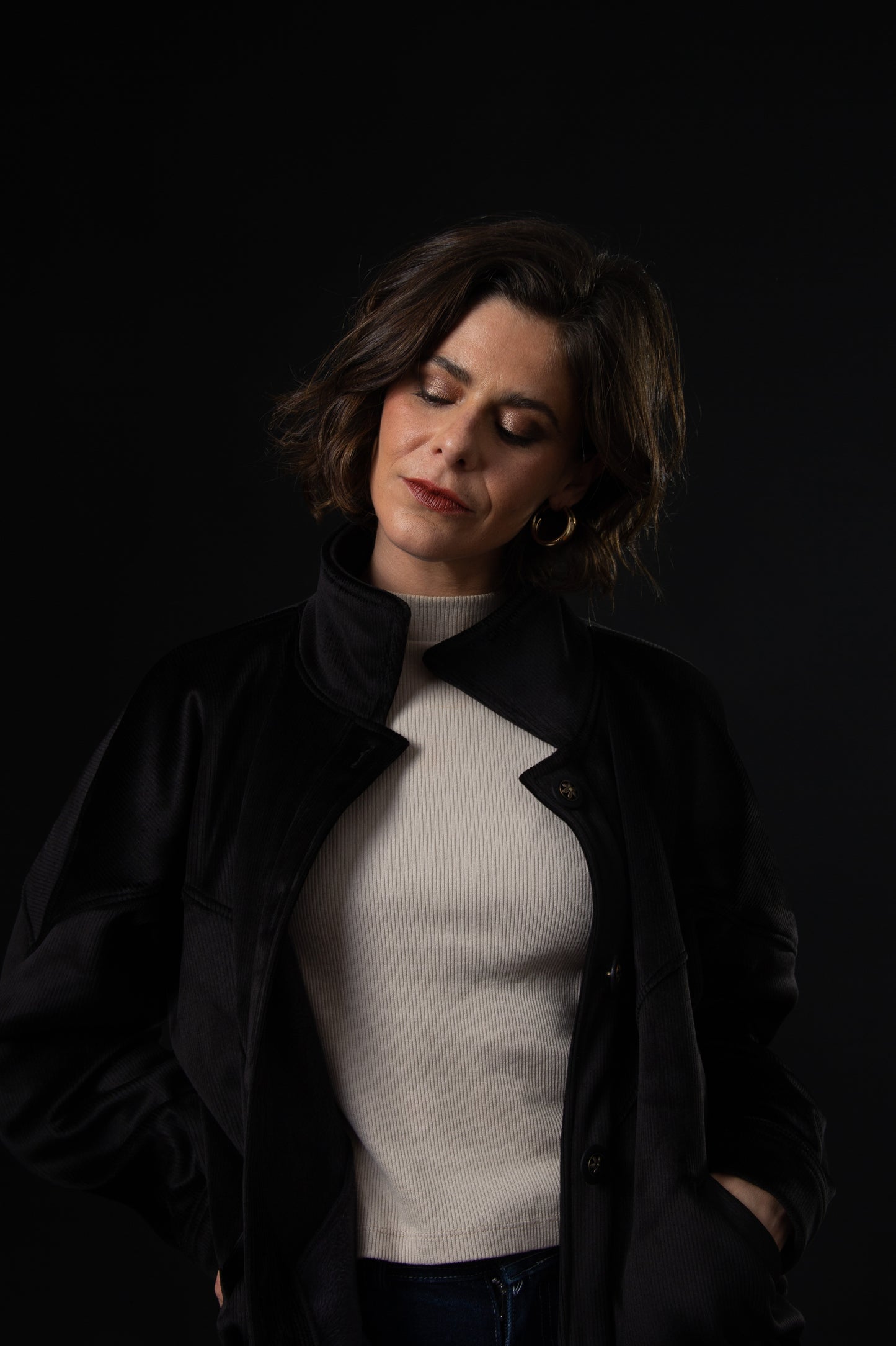 Chaqueta Moscú Negra
