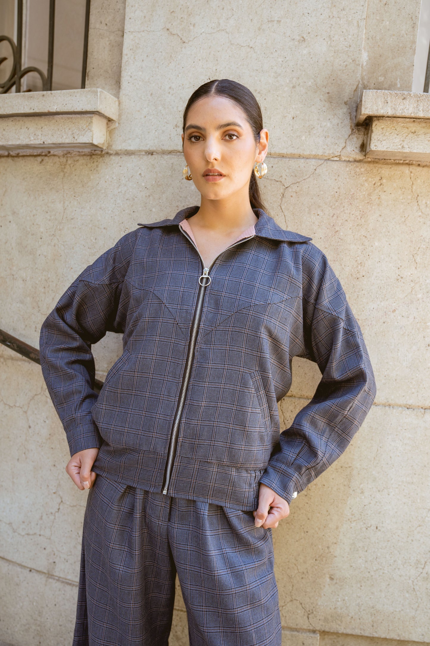 Chaqueta Moscú Azul