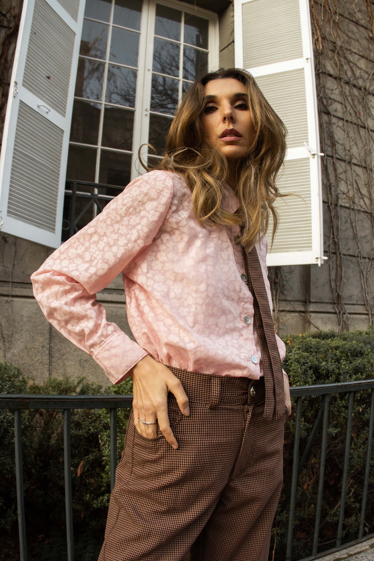 Camisa Florencia Rosada