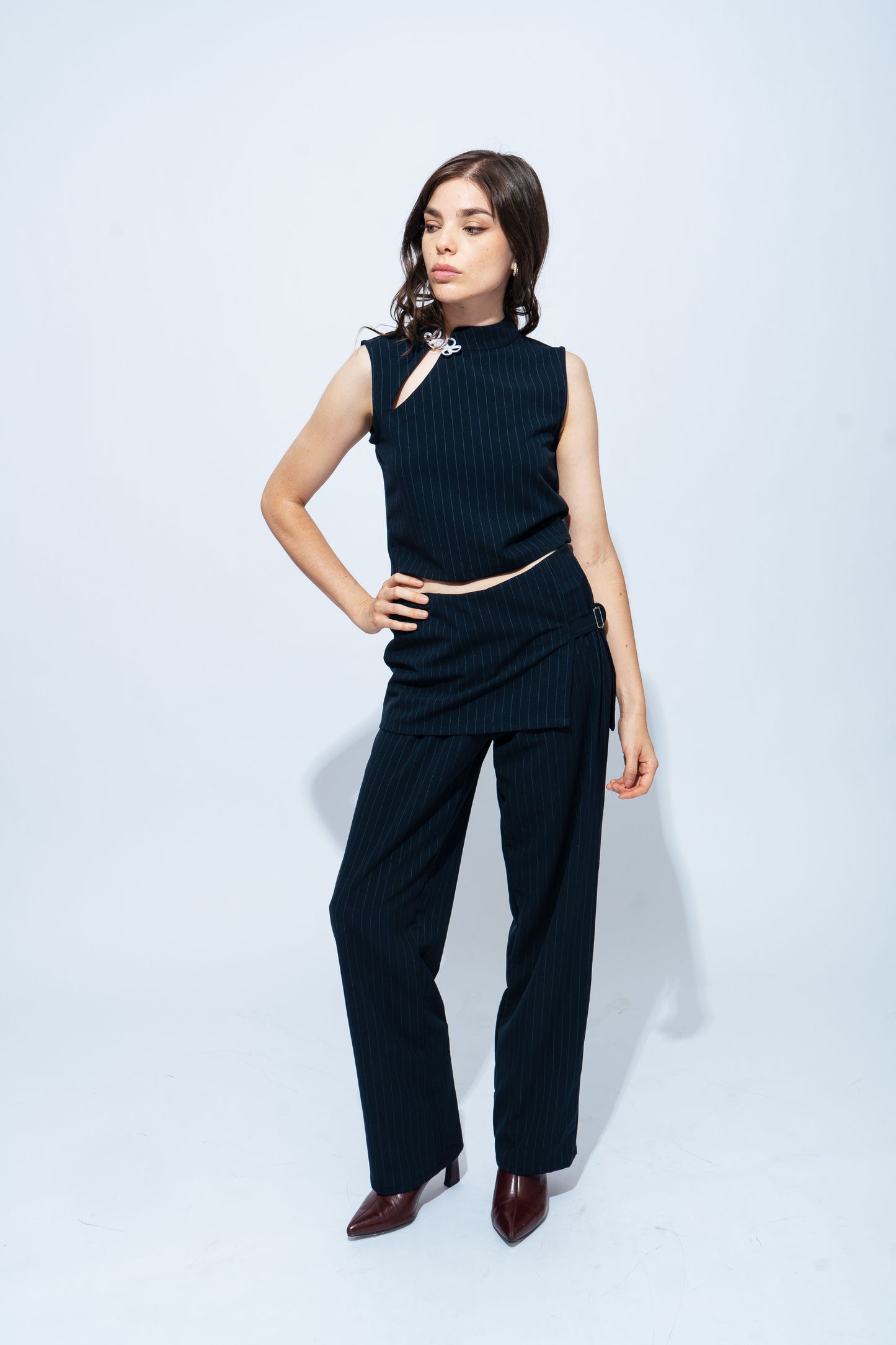 Pantalón Osaka Azul Marino (pre order líneas más claras)