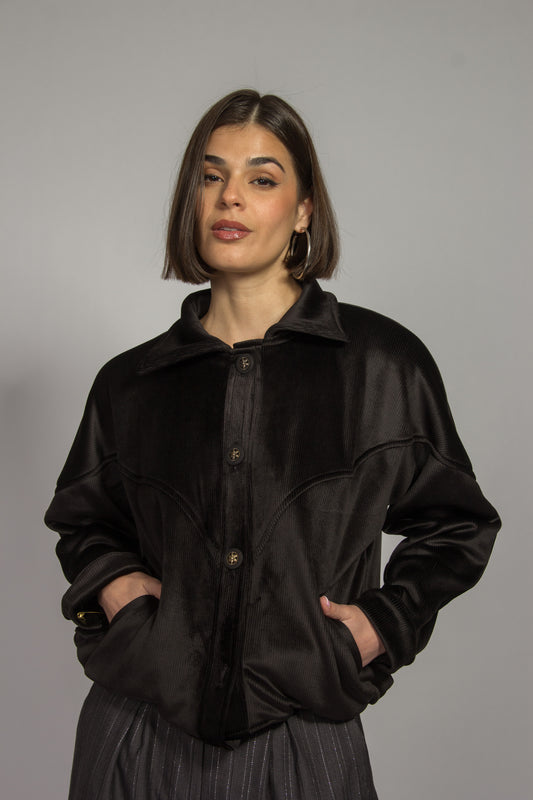 Chaqueta Moscú Negra