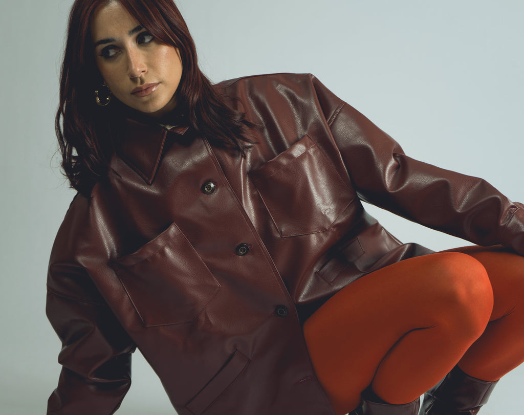 Chaqueta Sintra Burdeo