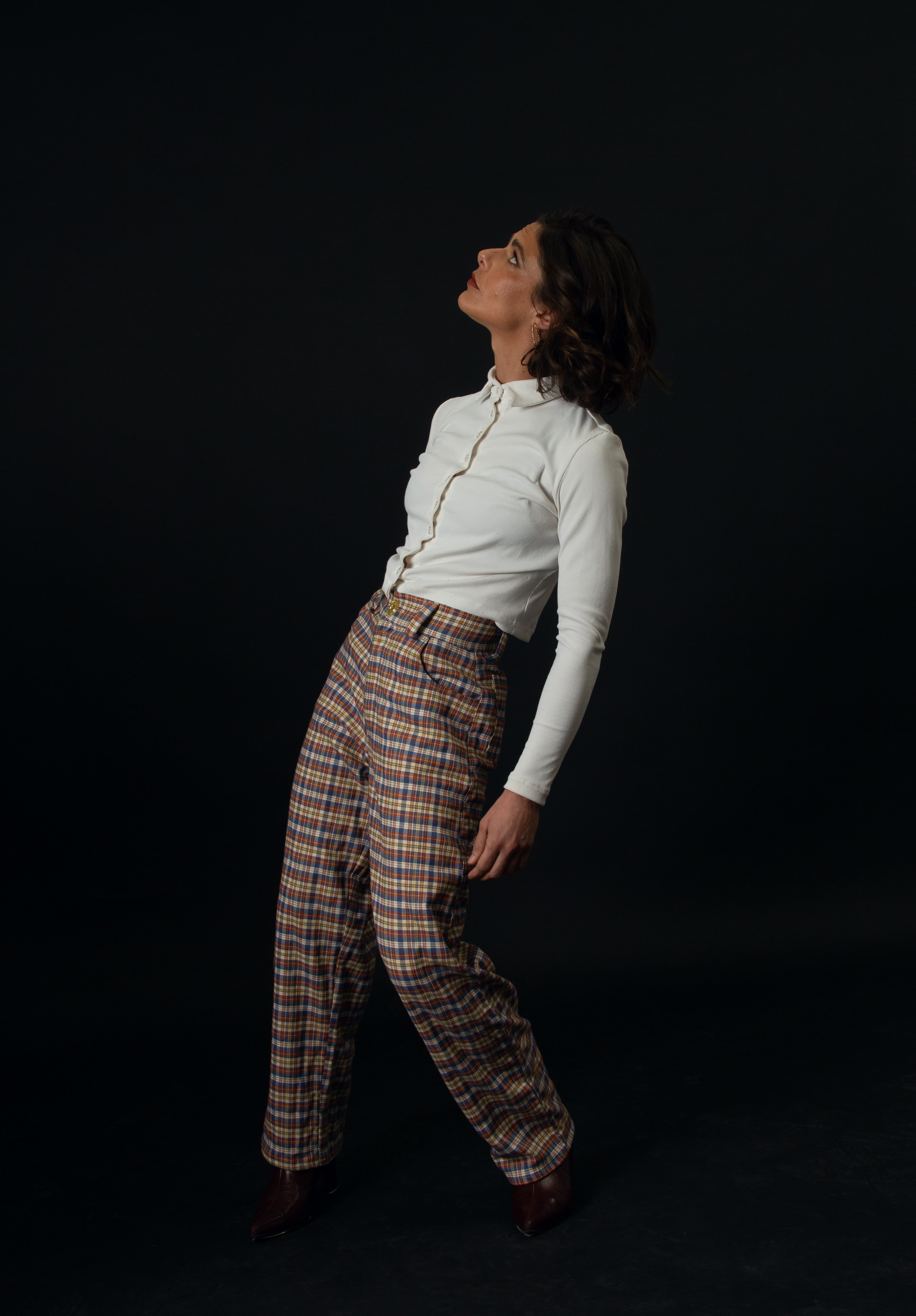 Pantalón Estocolmo escocés