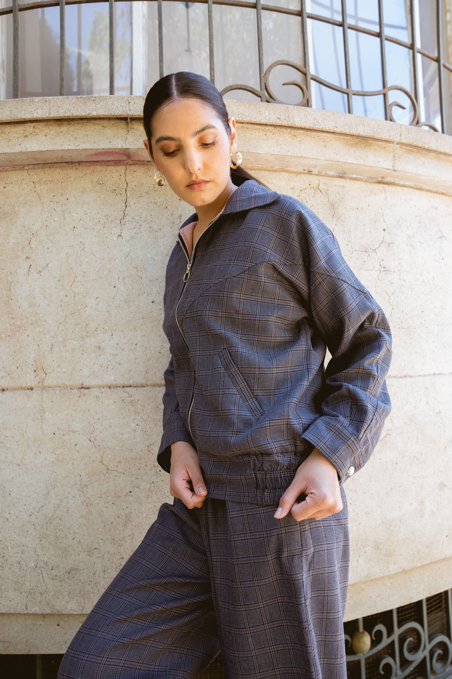 Chaqueta Moscú Azul