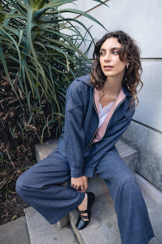 Chaqueta Moscú Azul