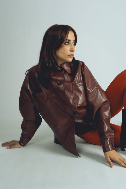 Chaqueta Sintra Burdeo