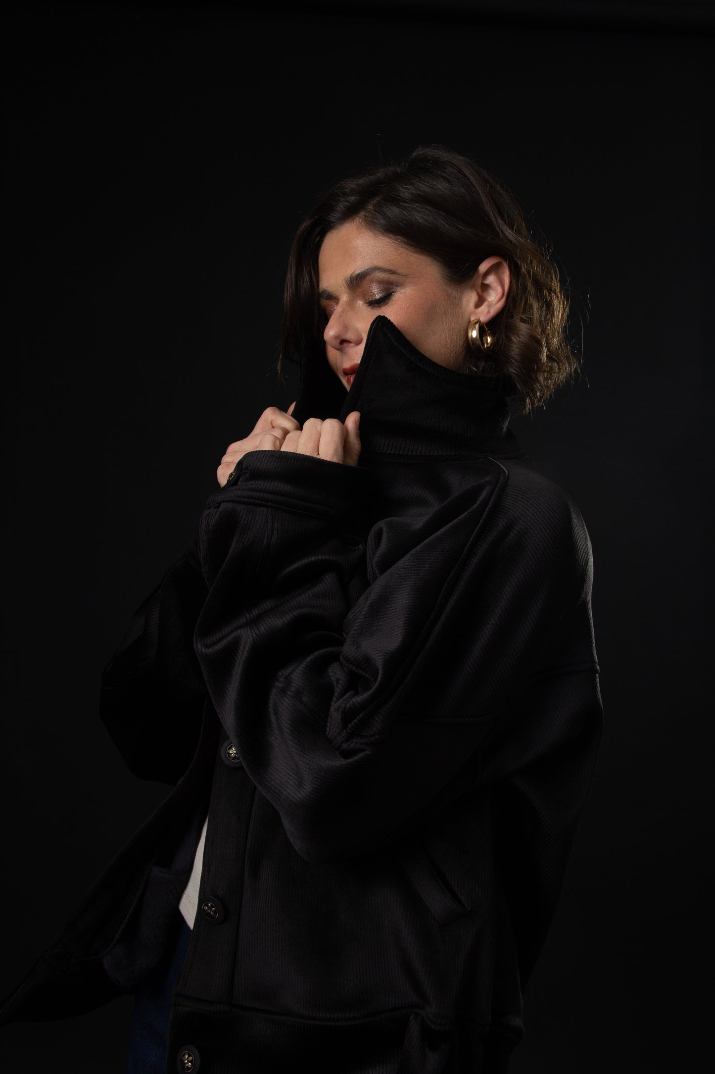 Chaqueta Moscú Negra